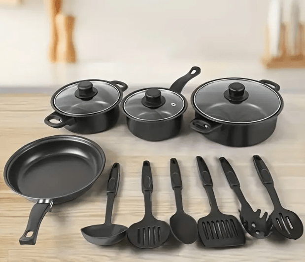 Kit completo antiadherente de 13 piezas – PROMOCIÓN BLACK FRIDAY